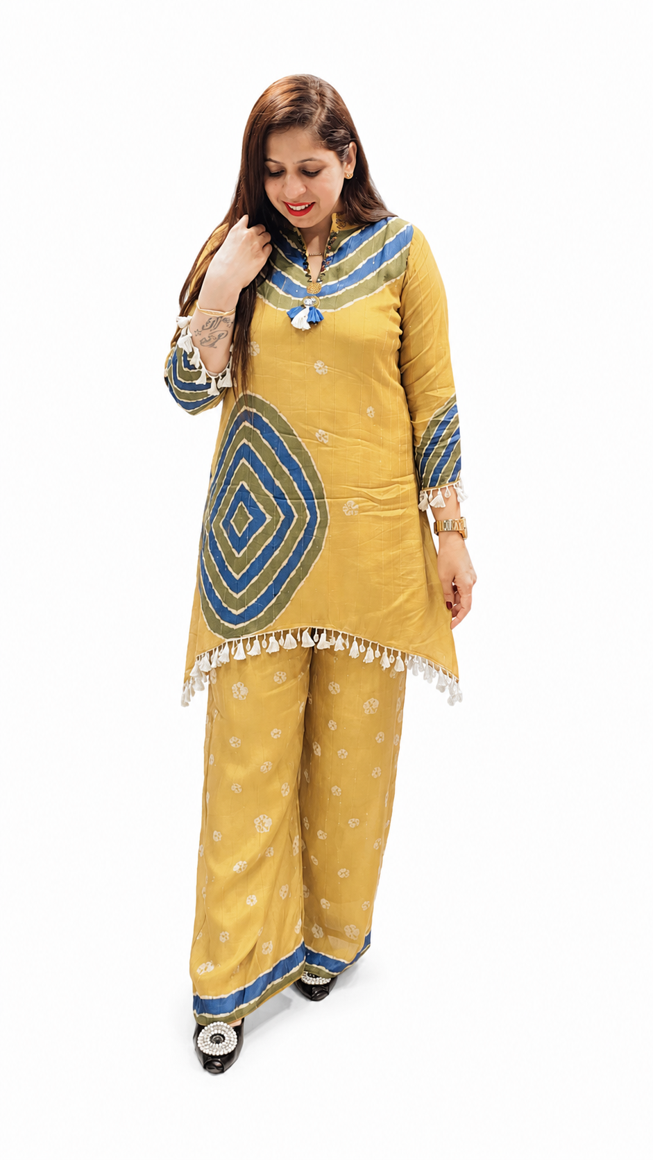 Women's 2-Piece Co-Ord Set – Muslin Cotton Fabric