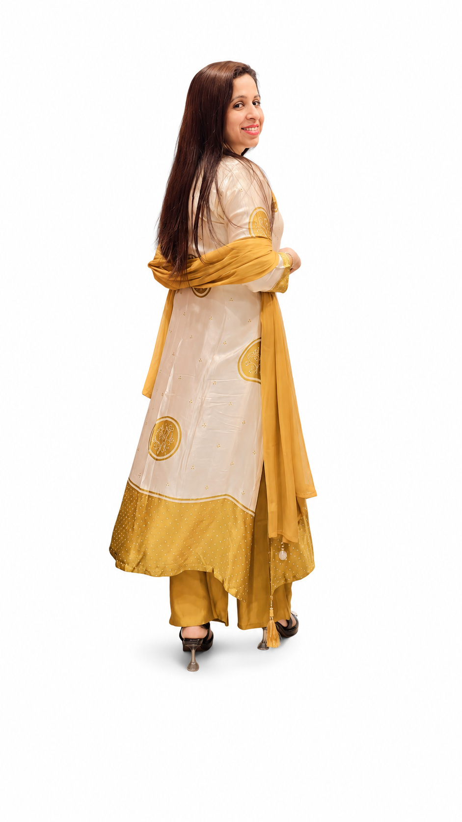 Pure Crepe 3-Piece Suit Set