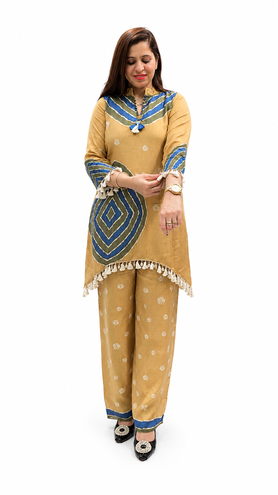 Women's 2-Piece Co-Ord Set – Muslin Cotton Fabric
