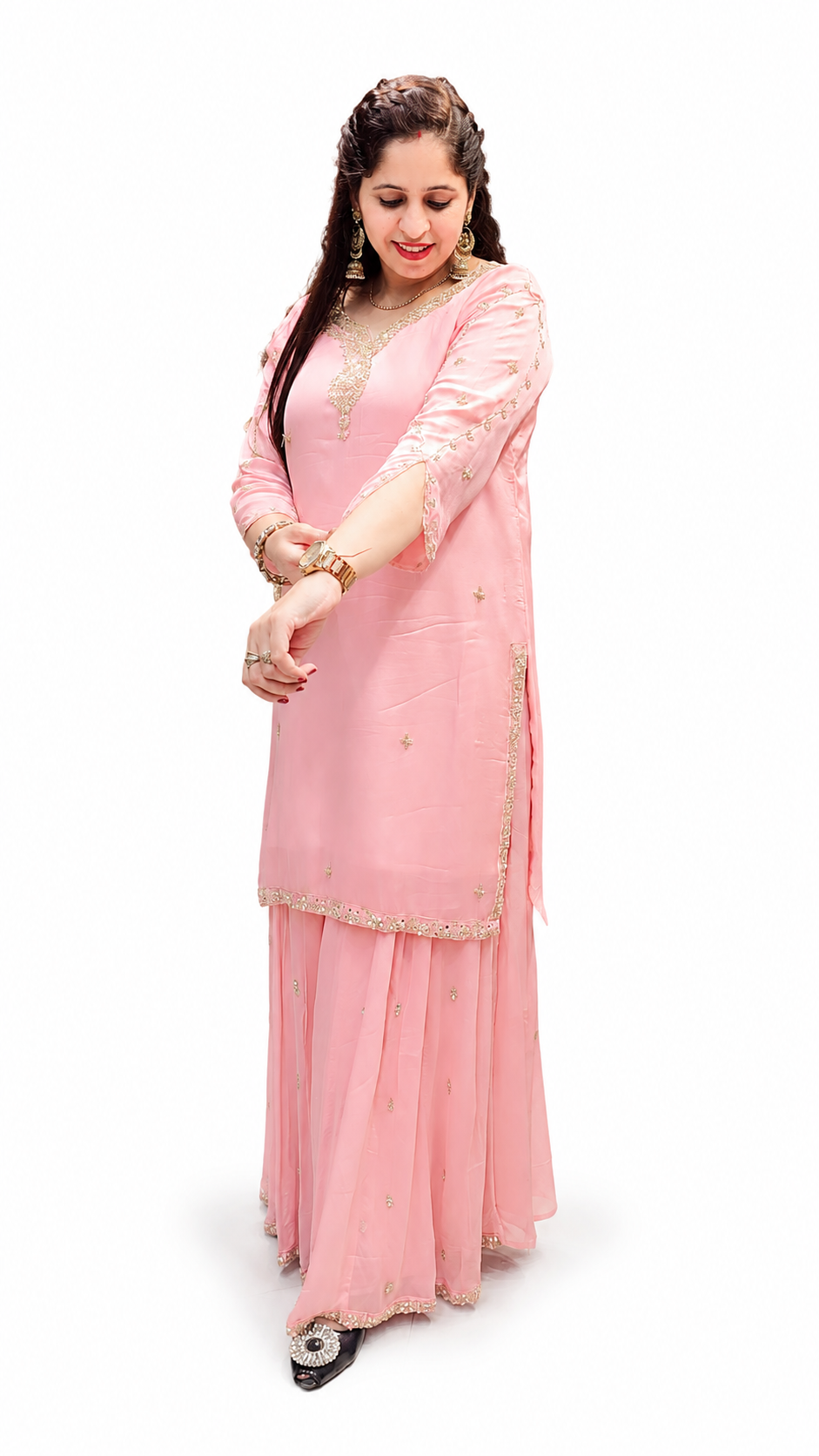Women's Premium Party Wear Ready-Made Suit Set | Elegant Ethnic Kurta with Dupatta | Stylish Traditional Outfit for Weddings, (Festivals & Special Occasions)