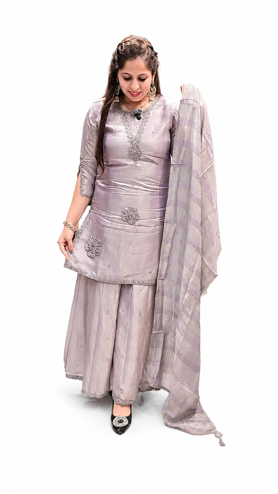 Women's Premium Party Wear Ready-Made Suit Set | Elegant Ethnic Kurta with Dupatta | Stylish Traditional Outfit for Weddings, Festivals & Special Occasions