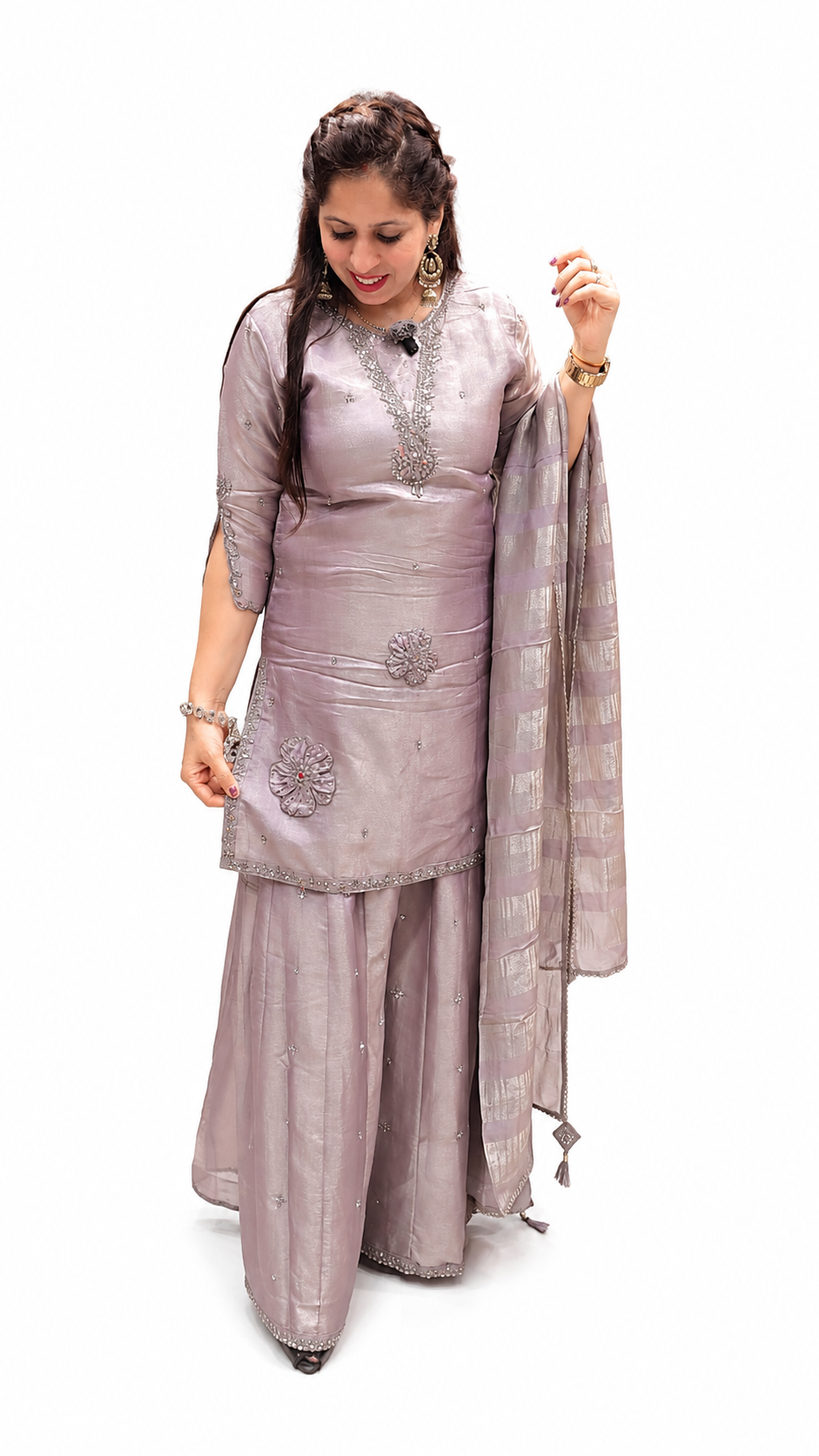 Women's Premium Party Wear Ready-Made Suit Set | Elegant Ethnic Kurta with Dupatta | Stylish Traditional Outfit for Weddings, Festivals & Special Occasions