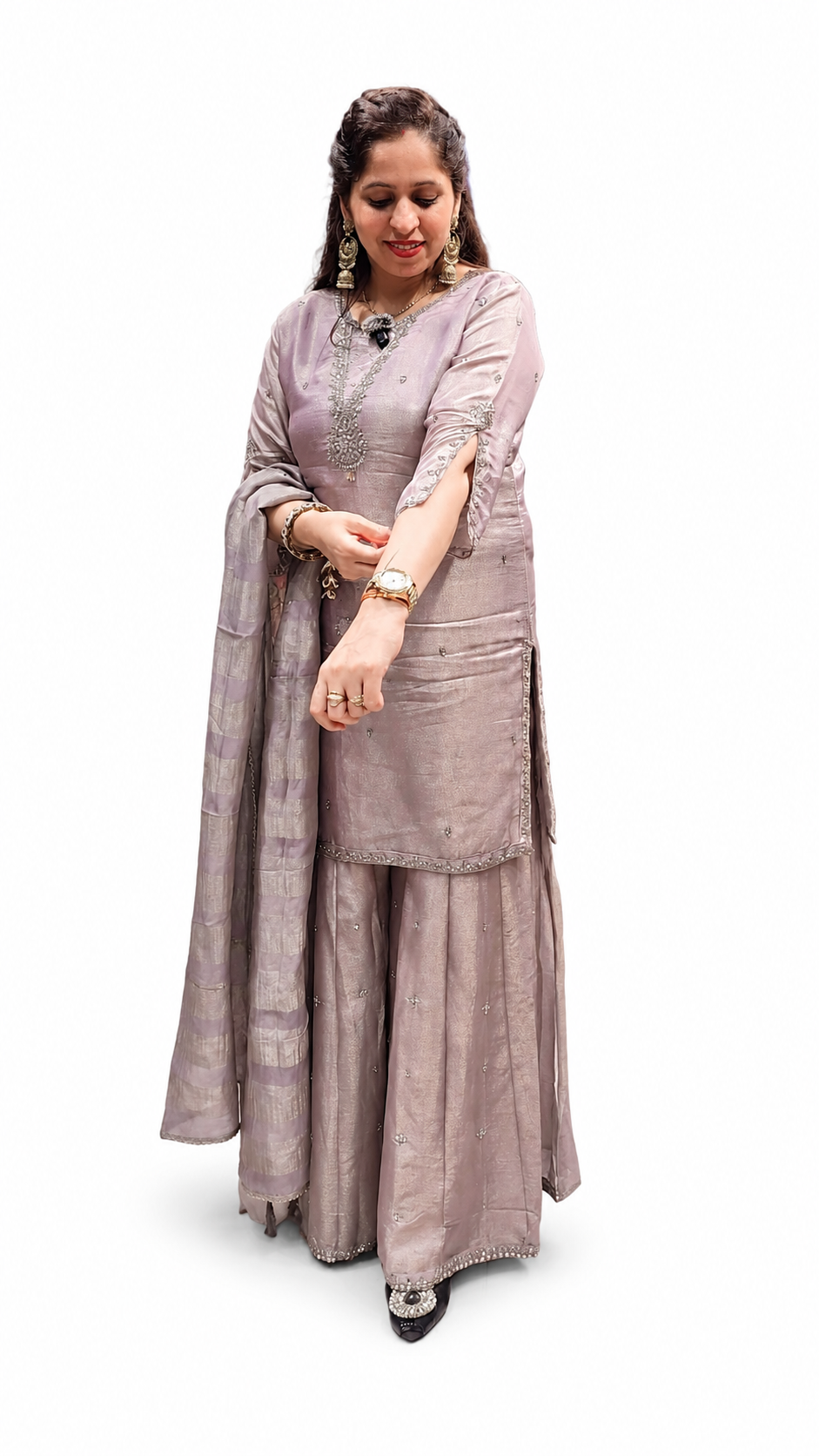 Women's Premium Party Wear Ready-Made Suit Set | Elegant Ethnic Kurta with Dupatta | Stylish Traditional Outfit for Weddings, Festivals & Special Occasions