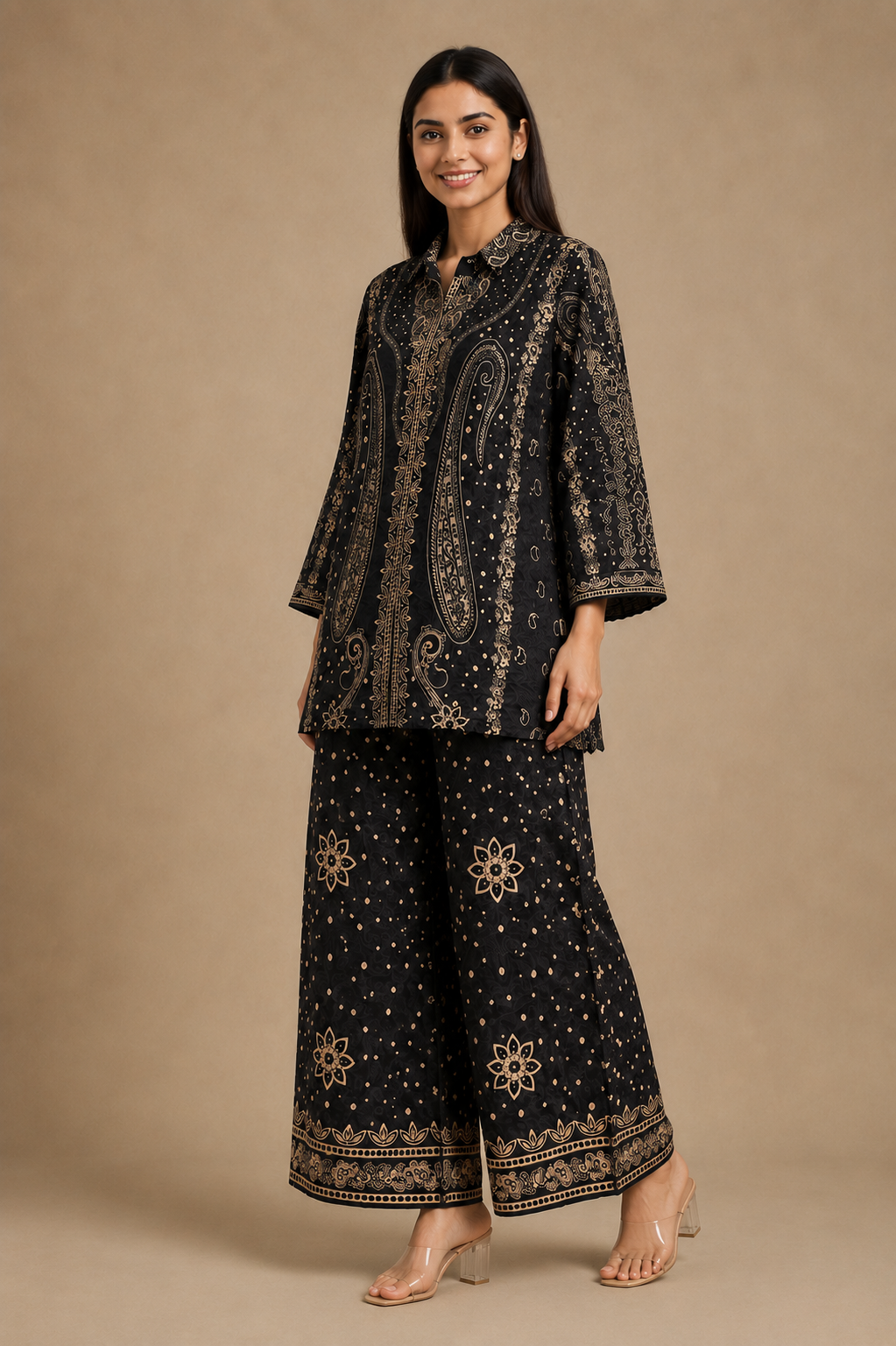 Women's 2-Piece Crepe Co-Ord Set – Modal Crepe Fabric