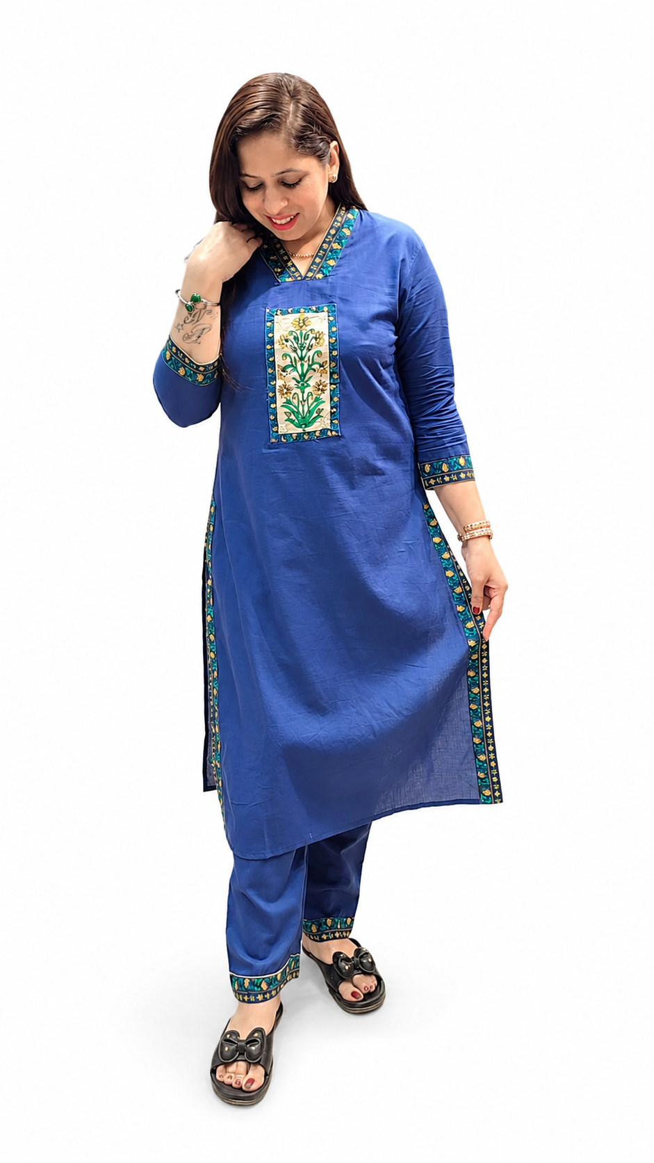Women's 3-Piece Cotton Suit – Pure Cotton Fabric